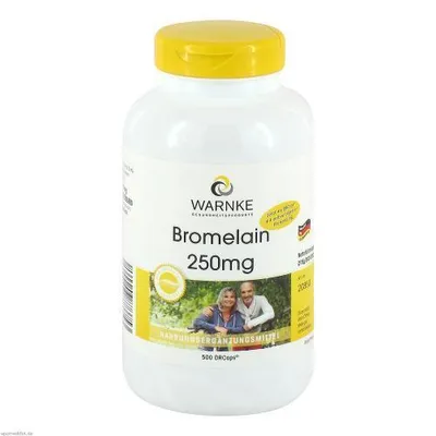 Productafbeelding van Bromelain 250 mg, maagsapresistente capsules, 500 stuks