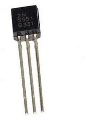Produktbild von 2N5551 - Bipolarer NPN Transistor, 160V, 0.6A, 0.63W