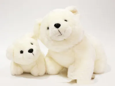 Produktbild von Flauschiges Eisbär 50cm Kuscheltier – Weiches Plüschtier für Kinder