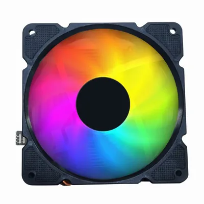 Produktbild von Gembird CPU-HURACAN-ARGB-X140, Luftkühlung, 12 cm, 800 RPM, 1600 RPM, Schwarz, Weiß