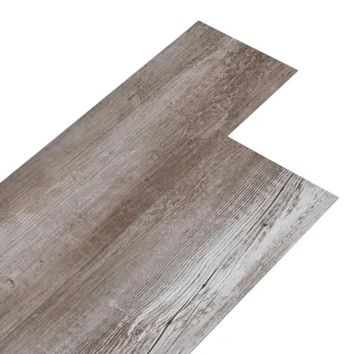 Image de vidaXL : Lames de sol en PVC auto-adhésives, aspect bois marron mat, dimensions 30,5 x 61 cm