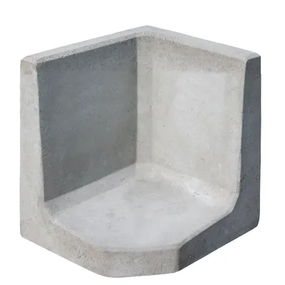 Produktbild von Diephaus L-Stein- ECKE GRAU 50/50/50/7 CM