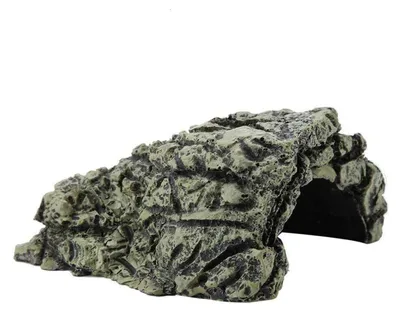 Image de Cachette pour reptiles, forme de tortue, grotte, 15 x 11 x 8 cm, résine