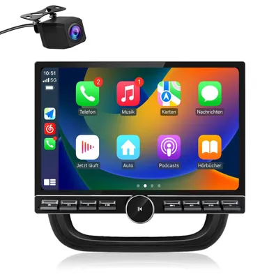 Image de Autoradio CarPlay 13,1 pouces avec caméra pour Renault Trafic 3 (2014-2021) Opel Vivaro  B GPS Navi WIFI 4G BT SWC USB 6+128 Go 8 cœurs DAB+ Android Auto