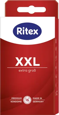 Produktbild von Ritex XXL Kondome 16 Stück extra groß hochelastisch und gefühlsintensiv