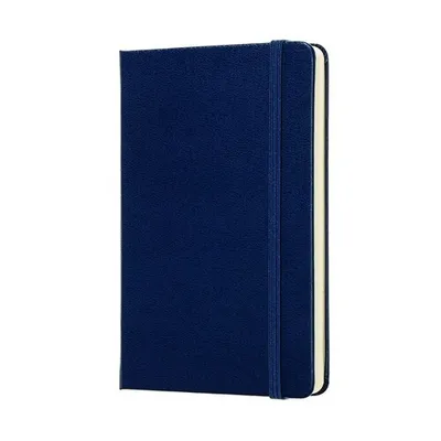 Obrázek produktu pro Moleskine Classic, Jednobarevný, Modrá, 192 listy, 70 g/m², Linkovaný papír, Pevná vazba