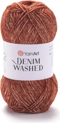 Produktbild von Yarn Art Denim Washed 915 Terracotta Strickgarn