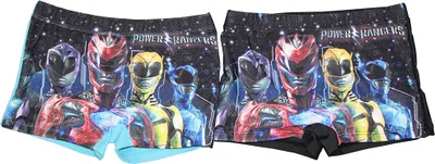 Power Rangers Badehose 2er Set Blau und Schwarz Größe 104