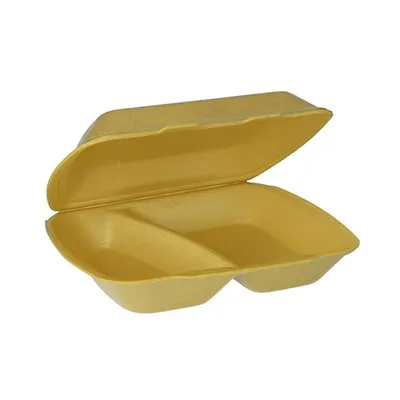 Produktbild von Papstar Menüboxen Klappdeckel 2 geteilt 75 x 243 x 208 cm 100 Stück