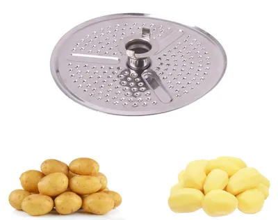 Immagine prodotto di Omgoods - Schiaccia patate in acciaio inossidabile con grattugia per verdure