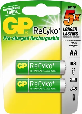 Obrázok produktu pre 2x dobíjacia batéria AA ReCyko+