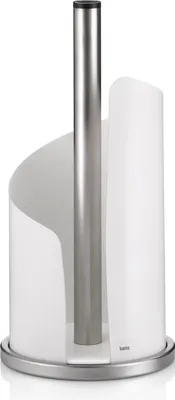 Produktbild von Kela Küchenrollenhalter Stella Metall weiß 33cmh 15cmØ, 11201