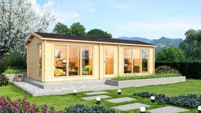 Produktbild von Fjordholz Gartenhaus Modell Officehouse 44