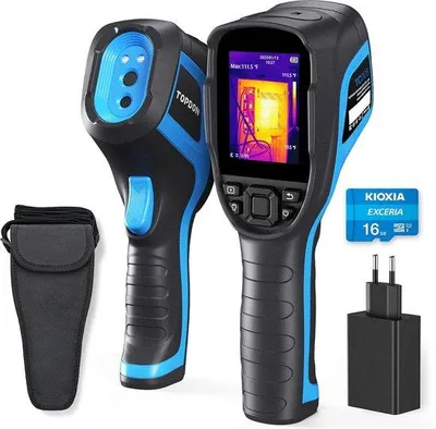 Produktbild von Thermokamera 256x192 Auflösung, tragbar, 2MP Kamera, Videofunktion, -15°C bis 550°C