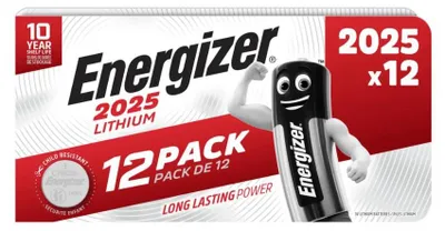 Immagine prodotto di ENERGIZER® CR2025 Batterie al litio 3V 12 batterie