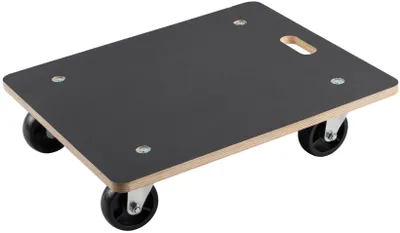 Produktbild von Metafranc Transportroller 590 x 490 mm 400 kg Tragkraft Siebdruckplatte PA-Räder
