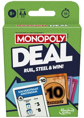 Produktbild von Hasbro Monopoly Deal Kartenspiel, 8 Jahr(e), 15 min