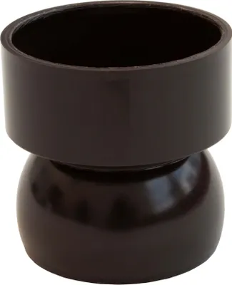 Produktbild von INEFA Bogenstück für Rohrbogen, PVC DN50 / 50mm Dunkelbraun Rohrverbinder, Dachrinnenzubehör, einfache Steckmontage,  Germany