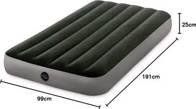 Produktbild von Luftmatratze mit batteriebetriebener Pumpe - Farbenfroh - 64777