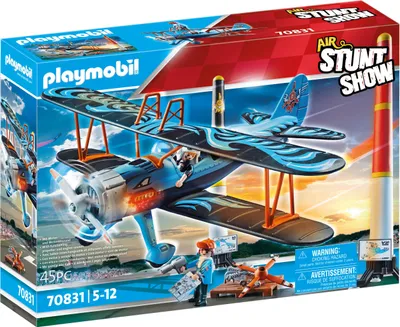 Produktbild von PLAYMOBIL Stuntshow 70831 Air Stuntshow Doppeldecker "Phönix"