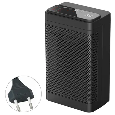 Produktbild von PTC Heizlüfter 1500W, Schnellheizung mit 3 Stufen, Oszillation 60°, Digitalanzeige, Überhitzungsschutz, Fernbedienung, Heizgerät