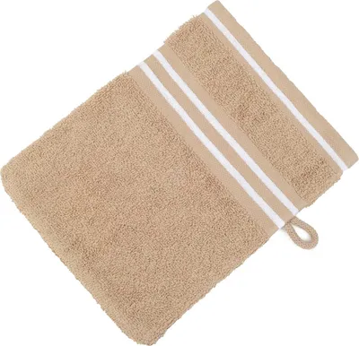 Produktbild von Waschhandschuh - Sand - 16 x 21 cm - Baumwolle