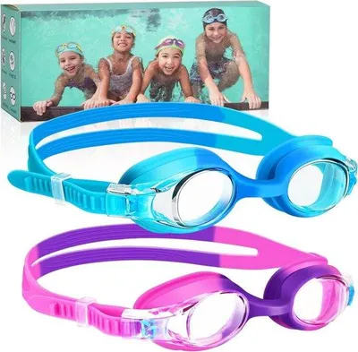 Produktbild von Kinder-Schwimmbrille 2er-Set mit Anti-Beschlag-Linsen
