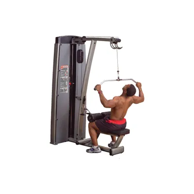 Produktbild von Body-Solid Latzug- und Rudermaschine "Pro Dual", Gewichtsblock 95 kg