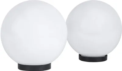 Image de Lampe boule (set de 2) 20/25cm blanc E27 sans câble de raccordement