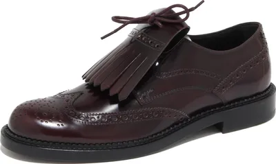 Produktbild von 6974N scarpa uomo TOD'S bordeaux shoes man frangia removibile