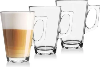 Image de Ensemble de 3 verres robustes pour café, thé et autres boissons