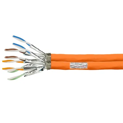 Produktbild von Logilink Verlegekabel S/FTP Cat7 AWG23 1000MHz,orange,duplex