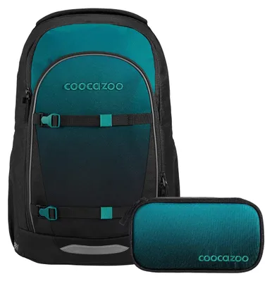 Produktbild von Coocazoo, Schulrucksack-Set EVERY Teal Shadows 2-teilig