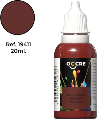 Obrázok produktu pre Ocolor Tmavočervená  20 ml