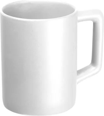 Produktbild von Keramiktasse / Kaffeetasse / 350 ml / Farbe: weiß