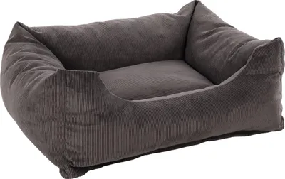 Produktbild von Flamingo Hundebett Celeste rechteckig grau, Maße: 80 x 67 x 28 cm