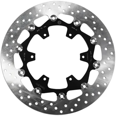 Productafbeelding van BREMBO drijfschijf, 78B408A8, Gold-serie, roestvrij staal, diameter 320 mm, dikte 4,5 mm, 6 gaten
