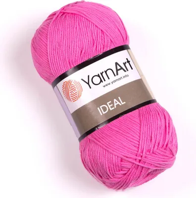 Produktbild von Yarn Art Ideal 231 Dark Pink Strickgarn