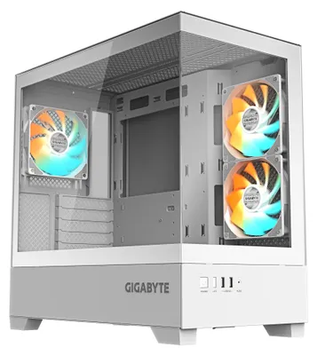 Obrázok produktu pre Gigabyte C201 PANORAMIC ICE Chassis - Gehäuse - Micro/Mini/Flex-ATX