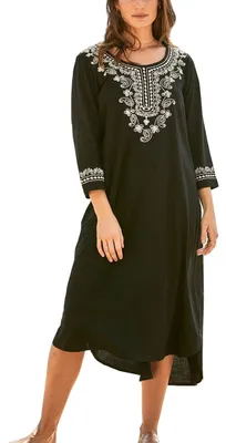 Zdjęcie produktu dla Solidchoice - Długa, zwiewna sukienka maxi w stylu boho, idealna na plażę, dostępne rozmiary plus size