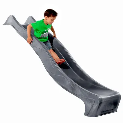 Produktbild von DEMMELHUBER Wellenrutsche WATERSLIDE 2,30 m Podesthöhe 1,20 m - Anthrazit 30106-18