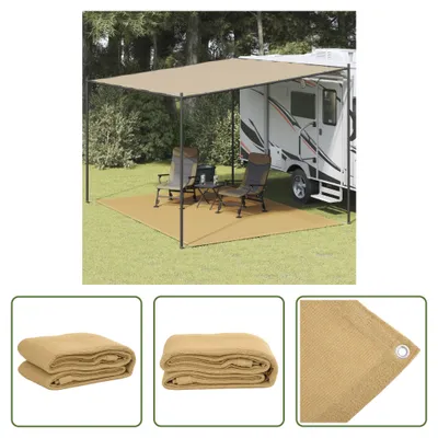 Obrázok produktu pre The Living Store stanový koberec piesková farba 300x400 cm HDPE
