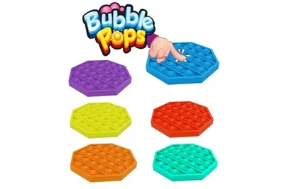 Produktbild von Bubble pops - Bubble popping Silikon Anti-Stress-Spiel orange