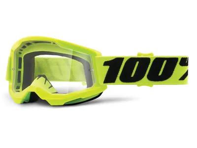 Produktbild von 100percent Strata 2 Junior-offroad-brille Gelb Clear/CAT0 Gelb Clear/CAT0
