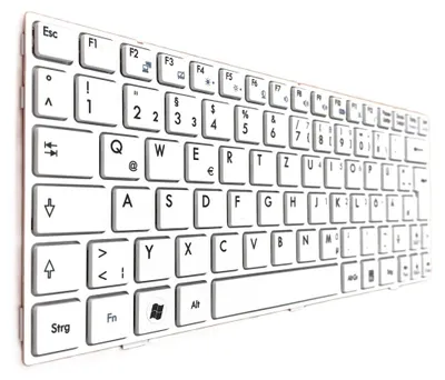 Produktbild von DEUTSCHE - Weiß Tastatur für MSI U135 U135dx U160 U160DX U160MX U180