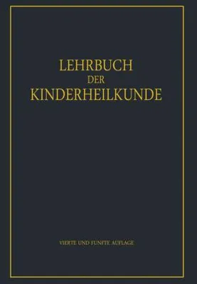 Obrázek produktu pro Lehrbuch der Kinderheilkunde