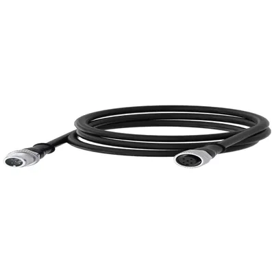Image de Câble de raccordement Siemens, 1 m, connecteur femelle M12 à 5 broches + connecteur mâle M12 à 5 broches 3SX56013SV15