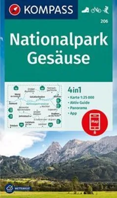Produktbild von KOMPASS Wanderkarte 206 Nationalpark Gesäuse 1:25.000