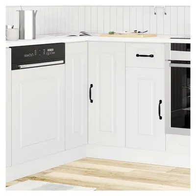 Produktbild von Küchen-Eckunterschrank Kalmar Weiß Holzwerkstoff