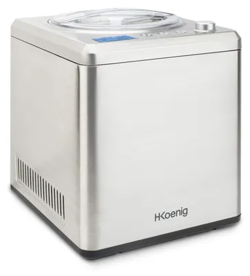 Imagen del producto de Máquina de hacer helados eléctrica - Capacidad de 2 litros - Potencia de 180 W - Ideal para sorbetes y helados de yogur